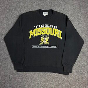 Vintage Boxy 90s Lee Missouri Tigers Crewneck Sweatshirt  Size Large